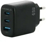 Mobilis 001364 Ladeger&auml;t f&uuml;r Mobilger&auml;te Universal Schwarz AC Auto
