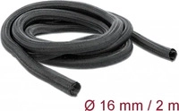 Delock 18854, DELOCK Geflechtschlauch selbstschlie&szlig;end 2 m x 16 mm schwarz