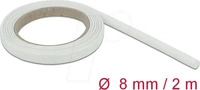 Delock 18931, DELOCK Schutzschlauch Glasfasergeflecht 2mx8mm wei&szlig;