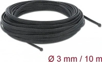 Delock 18847, DELOCK Geflechtschlauch dehnbar 10m x 3mm schwarz