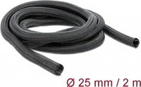 Delock 18856, DELOCK Geflechtschlauch selbstschlie&szlig;end 2 m x 25 mm schwarz