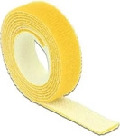 Delock 18733, DELOCK Kabelbinder Klettverschluss 1000x13mm 1x Rol gelb