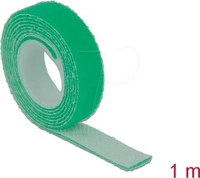 Delock 18725, DELOCK Kabelbinder Klettverschluss 1000x13mm 1x Rol gr&uuml;n