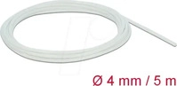 Delock 18926, DELOCK Schutzschlauch Glasfasergeflecht 5mx4mm wei&szlig;