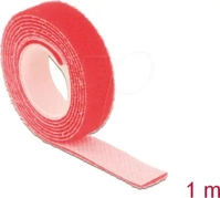 Delock 18717, DELOCK Kabelbinder Klettverschluss 1000x13mm 1x Rol rot