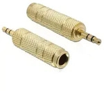 DeLOCK 65360 Kabeladapter 3.5 mm 6.35 mm Gold