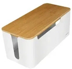 LogiLink KAB0075 - Logitech Kabelbox mit Bambus-Deckel