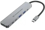 Conceptronic DONN33G 6-in-1 USB 3.2 Gen 1 Dockingstation, HDMI, USB-A 5Gbps x 2,