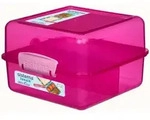 Sistema 31735 Lebensmittelaufbewahrungsbeh&auml;lter Rechteckig Box 1,4 l Pink 1
