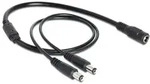 DeLOCK 83286 Stromkabel Schwarz 0,5 m