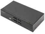 Digitus KVM Switch, 4x1 DP, DP Out,USB