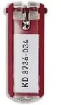 Durable KEY CLIP Rot 6 St&uuml;ck(e)