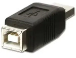 Lindy 71231 Kabeladapter USB A USB B Schwarz