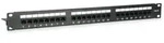Equip 24-Port Cat.6 Ungeschirmtes Patch Panel, Schwarz