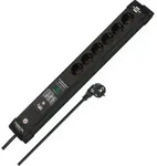 Brennenstuhl 1951160611 Intelligente Steckerleiste 6 AC-Ausg&auml;nge 1,8 m Schwarz