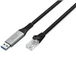 Digitus USB-A - RJ45 Ethernet Kabel, 1Gbit/s, 15m