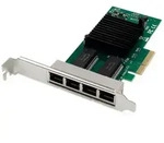 Digitus 4-Port Gigabit Ethernet Netzwerkkarte, RJ45, PCI Express, Intel I350