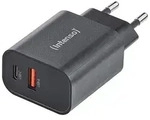 Intenso Power Adapter W30AC, 30W, USB-A und USB-C Anschluss, schwarz