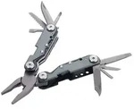 TROIKA TOL42/GY Multi-Tool-Zange Schl&uuml;sselkette 10 Werkzeug Grau