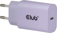 Club 3D CAC-3025, Club 3D CLUB3D 2-Pack USB-C Charger 30Watt Purple