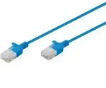 Digitus CAT 6 U-UTP Slim Patchkabel, 1 m, Blau