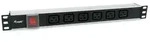 Equip 333319 Stromverteilereinheit (PDU) 6 AC-Ausg&auml;nge 1U Schwarz