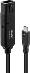 Lindy 43405 USB Kabel USB 3.2 Gen 2 (3.1 Gen 2) 5 m USB C 10 Gbit/s Schwarz