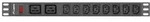 Lanberg PDU-02I1908I-0200-C20-BK Stromverteilereinheit (PDU) 10 AC-Ausg&auml;nge 1U