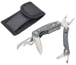 TROIKA TOL46/GY Multi-Tool-Zange Taschengr&ouml;&szlig;e 15 Werkzeug Grau