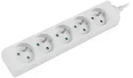Lanberg PS0-05E-0150-W Verl&auml;ngerungskabel 1,5 m 5 AC-Ausg&auml;nge Drinnen Wei&szlig;