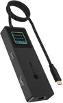 ICY BOX Spade Dock 4038, 7-in-1 DockingStation mit LCD-Display und 100 W PD