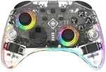 Deltaco Gaming GAM-198-T Gaming-Controller Transparent Bluetooth/USB Gamepad...