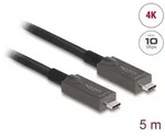 DELOCK Aktives Optisches USB-C Video Daten PD Kabel 5 m