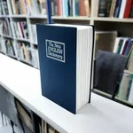 Mad Monkey B&uuml;cher Tresor Tragbarer Safe Blau