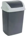 MAUL 9522487 M&uuml;lleimer 24 l Rechteckig Kunststoff, Polypropylen (PP) Dunkles Grau,