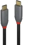 Lindy 36901 USB Kabel 1 m USB C 10 Gbit/s Schwarz, Grau