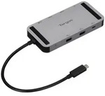 Targus DOCK429GL laptop-dockingstation & portreplikator Kabelgebunden USB4 Silber