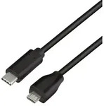 LogiLink CU0196 USB Kabel USB 2.0 0,5 m USB C Micro-USB B 0,48 Gbit/s Schwarz