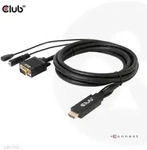 CLUB3D HDMI to VGA Cable M/M 2m/6.56ft 28AWG