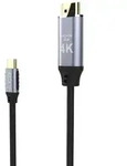 Inca ITCH-20 Videokabel-Adapter 2 m USB Typ-C HDMI Schwarz, Silber