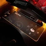 Numskull Games 154920 Mauspad Gaming-Mauspad Schwarz, Mehrfarbig, Rot
