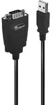 Lindy 42845 Serien-Kabel Schwarz 1 m