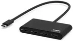 Port Designs 900147 Schnittstellen-Hub USB Typ-C 5000 Mbit/s Schwarz
