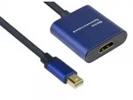Alcasa MDP-HDMI2 Videokabel-Adapter 0,2 m Mini DisplayPort HDMI Schwarz, Blau