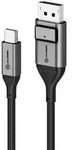 ALOGIC ULMDPDP02-SGR DisplayPort-Kabel 2 m Mini DisplayPort Schwarz, Grau