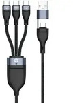 Conceptronic ETTA06B15C 3-in-1 USB-C-Datenkabel, 1,5 m, 100 W Schnellladung, USB 2.0,
