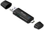 Equip 245462 Kartenleser USB 3.2 Gen 1 (3.1 Gen 1) Type-A/Type-C Schwarz