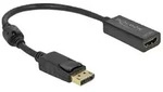 DeLOCK Adapter DisplayPort 1.2 Stecker zu HDMI Buchse 4K Passiv schwarz