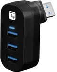 Techly IUSB3-HUB3-ROTB Schnittstellen-Hub USB 3.2 Gen 1 (3.1 Gen 1) Type-A 5000