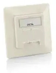 Equip Cat.6A Deutsche Modulblende Frontplatte, 5pcs/pack